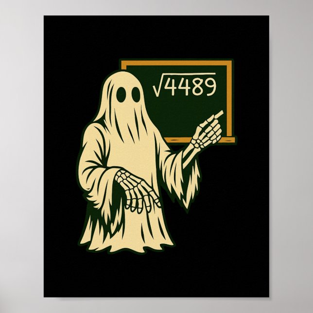 Funny 67 Meme Square Root 4489 Slang Math Teacher  Poster (Vorne)