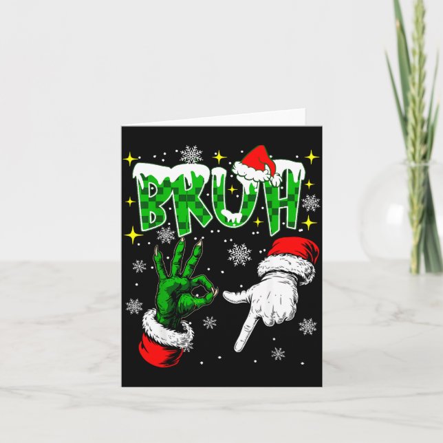 Funny 67 Six Seven Meme Christmas 6 7 Tee Gen Z Sl Karte (Vorderseite)