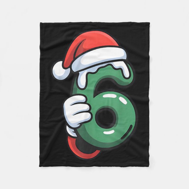 Funny 67 Six Seven Meme Couple Matching Christmas  Fleecedecke (Vorderseite)