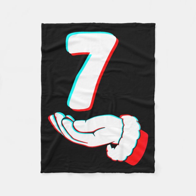 Funny 67 Six Seven Meme Couple Matching Christmas  Fleecedecke (Vorderseite)