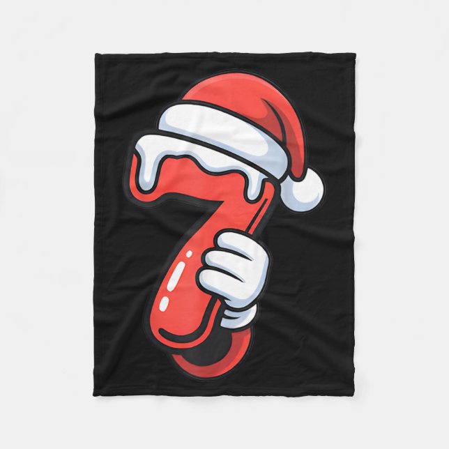 Funny 67 Six Seven Meme Couple Matching Christmas  Fleecedecke (Vorderseite)