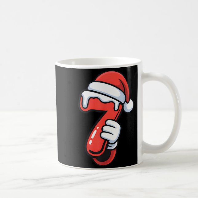 Funny 67 Six Seven Meme Couple Matching Christmas  Kaffeetasse (Rechts)
