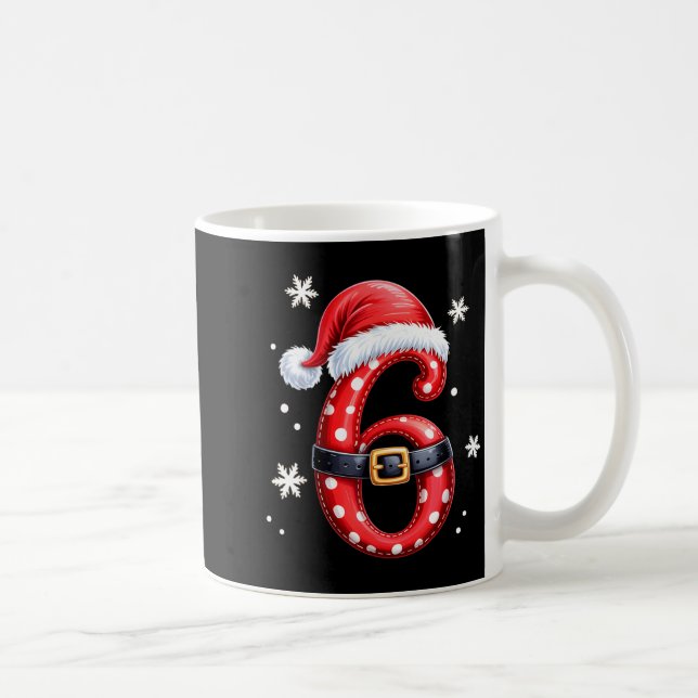 Funny 67 Six Seven Meme Couple Matching Christmas  Kaffeetasse (Rechts)