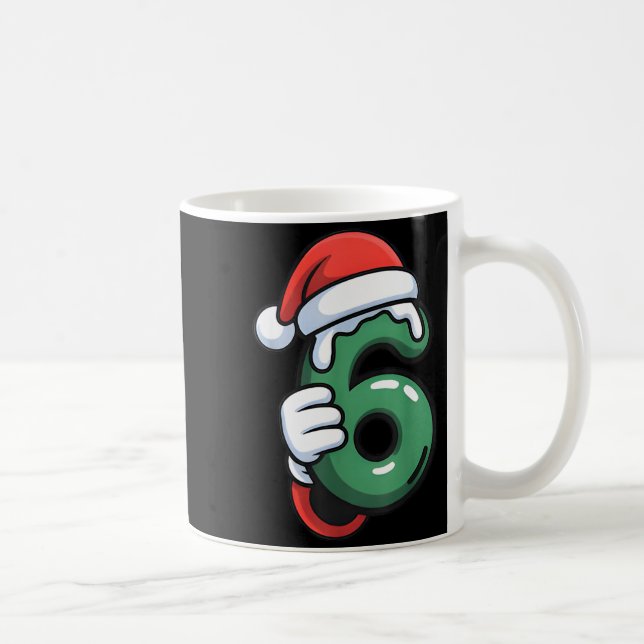 Funny 67 Six Seven Meme Couple Matching Christmas  Kaffeetasse (Rechts)