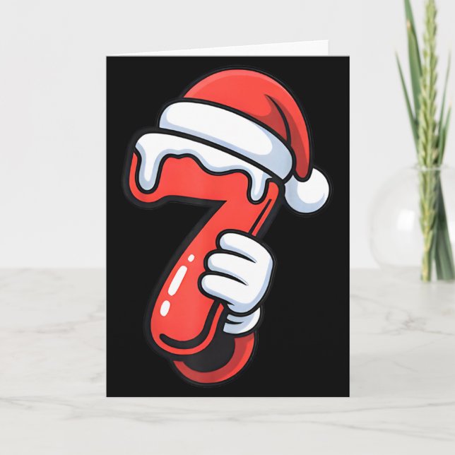 Funny 67 Six Seven Meme Couple Matching Christmas  Karte (Vorderseite)