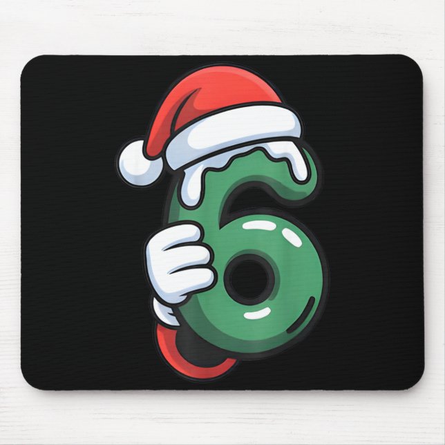 Funny 67 Six Seven Meme Couple Matching Christmas  Mousepad (Vorne)