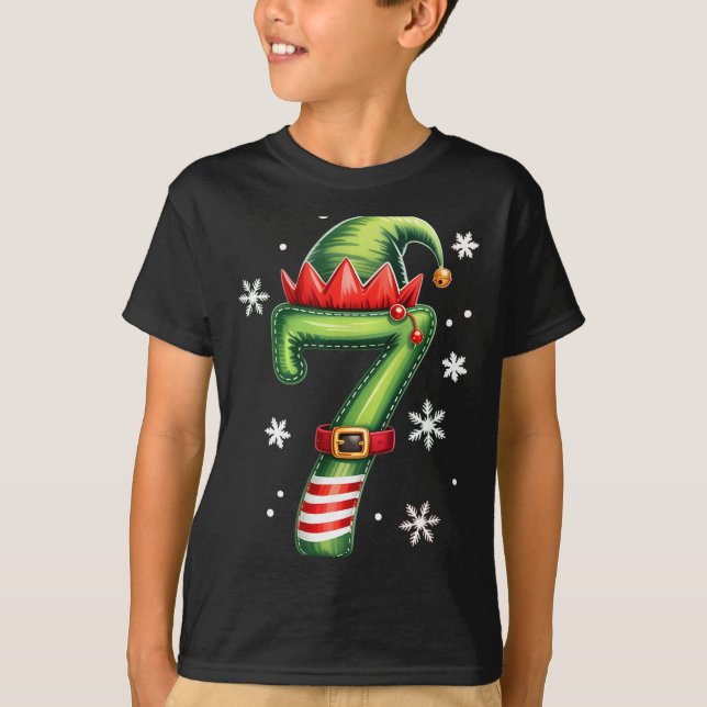 Funny 67 Six Seven Meme Couple Matching Christmas  T-Shirt (Vorderseite)