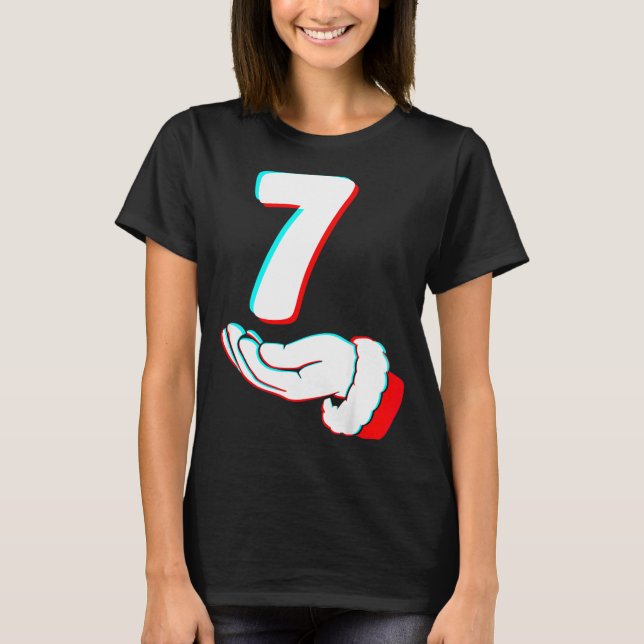Funny 67 Six Seven Meme Couple Matching Christmas  T-Shirt (Vorderseite)