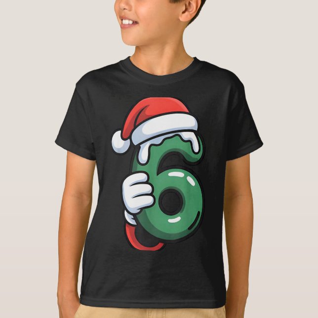Funny 67 Six Seven Meme Couple Matching Christmas  T-Shirt (Vorderseite)