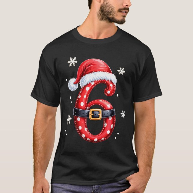 Funny 67 Six Seven Meme Couple Matching Christmas  T-Shirt (Vorderseite)