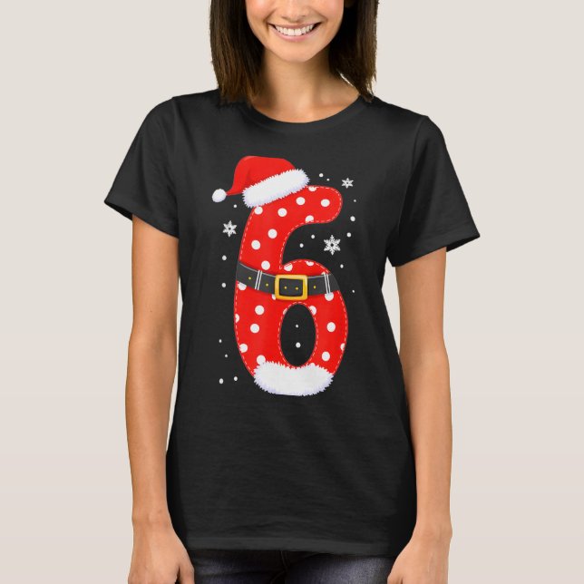 Funny 67 Six Seven Meme Couple Matching Christmas  T-Shirt (Vorderseite)