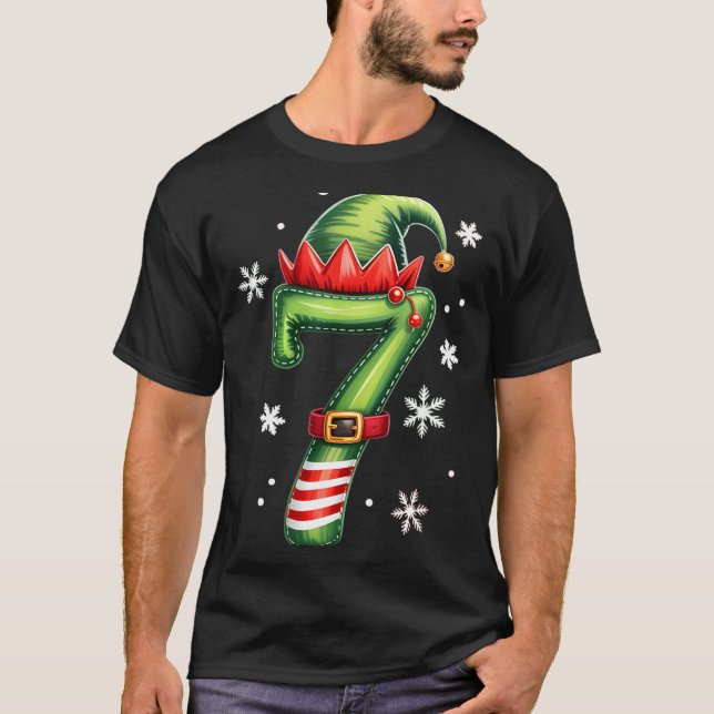 Funny 67 Six Seven Meme Couple Matching Christmas  T-Shirt (Vorderseite)