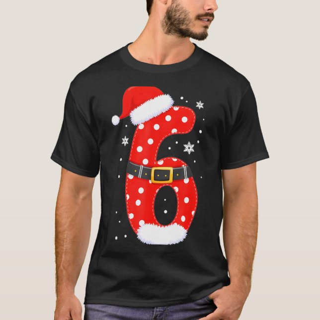 Funny 67 Six Seven Meme Couple Matching Christmas  T-Shirt (Vorderseite)