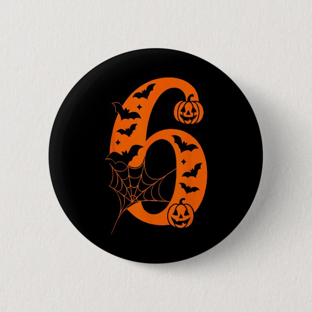 Funny 67 Six Seven Meme Couple Matching Halloween  Button (Vorderseite)