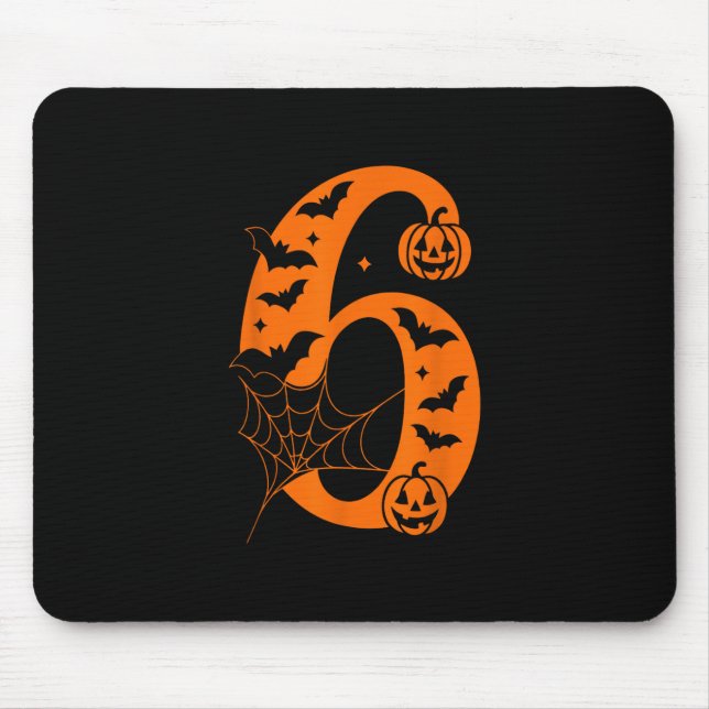 Funny 67 Six Seven Meme Couple Matching Halloween  Mousepad (Vorne)