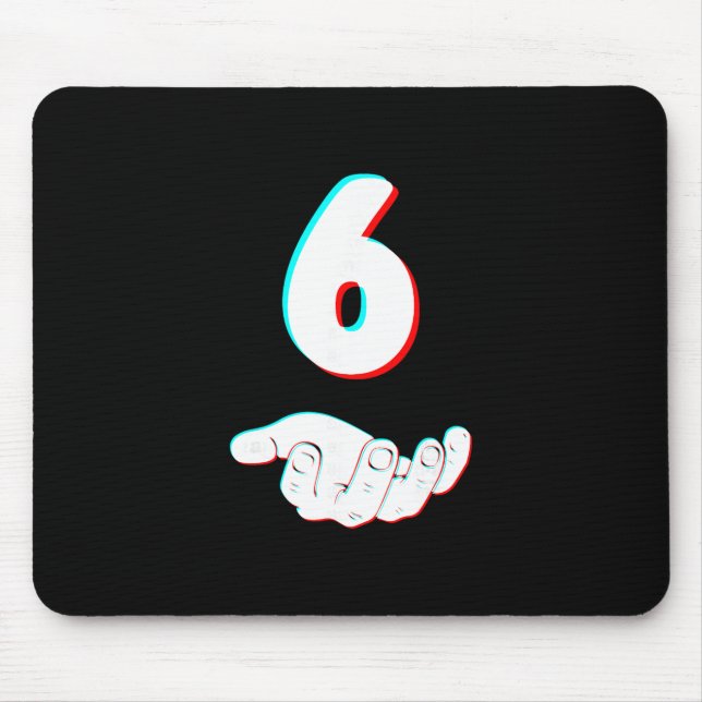 Funny 67 Six Seven Meme Couple Matching Halloween  Mousepad (Vorne)