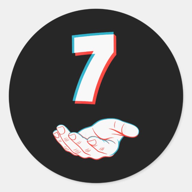 Funny 67 Six Seven Meme Couple Matching Halloween  Runder Aufkleber (Vorderseite)