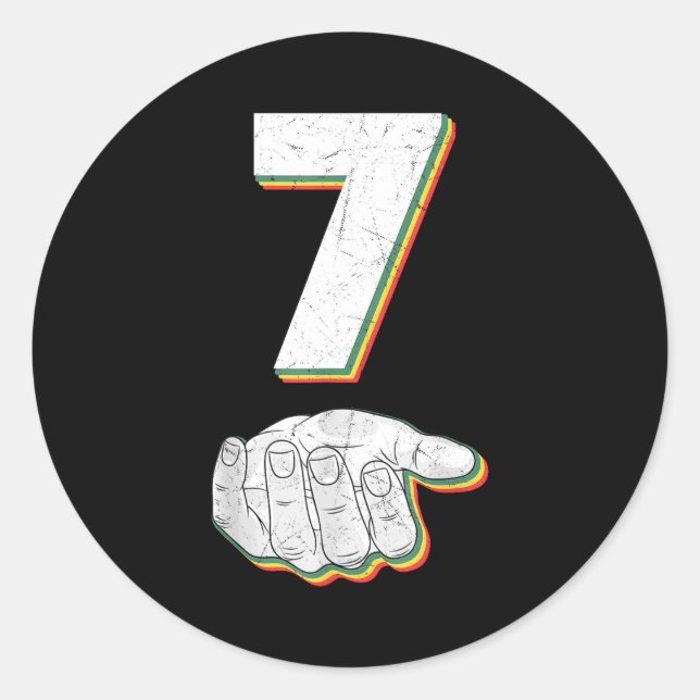 Funny 67 Six Seven Meme Couple Matching Halloween  Runder Aufkleber (Vorderseite)