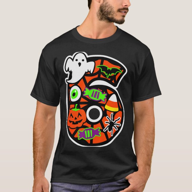 Funny 67 Six Seven Meme Couple Matching Halloween  T-Shirt (Vorderseite)