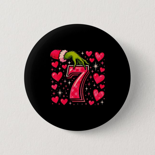 Funny 67 Valentine Meme Couple Matching Love  Button (Vorderseite)