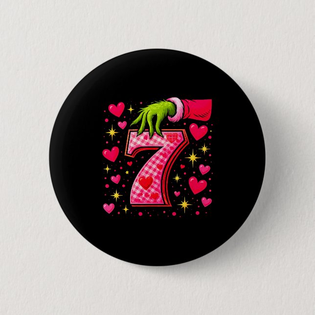 Funny 67 Valentine Meme Couple Matching Love  Button (Vorderseite)