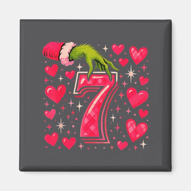 Funny 67 Valentine Meme Couple Matching Love  Magnet (Vorne)