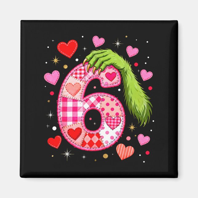 Funny 67 Valentine Meme Couple Matching Love  Magnet (Vorne)