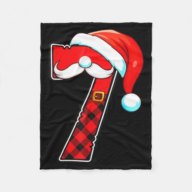 Funny 6 7 Couples Christmas Costume Matching Outfi Fleecedecke (Vorderseite)