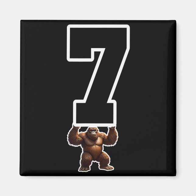 Funny 6 7 Matching Teachers Halloween Costume Gori Magnet (Vorne)