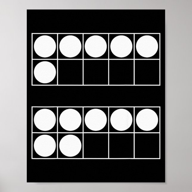 Funny 6 7 Number Teachers Students Six Seven Meme  Poster (Vorne)