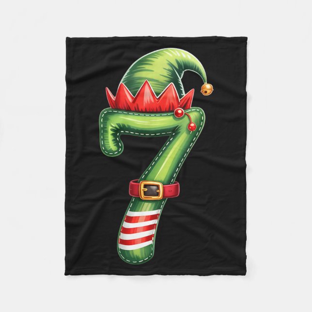 Funny 6 7 Six Seven Meme Couple Matching Christmas Fleecedecke (Vorderseite)