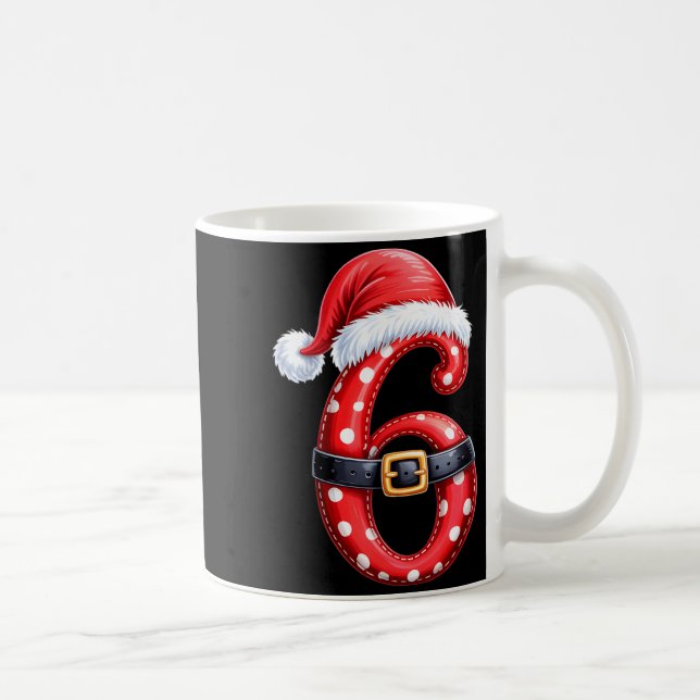 Funny 6 7 Six Seven Meme Couple Matching Christmas Kaffeetasse (Rechts)