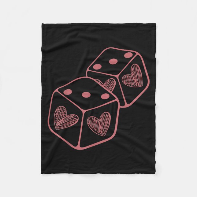 Funny 6 7 Valentine Couples Matching Love Heart Pl Fleecedecke (Vorderseite)