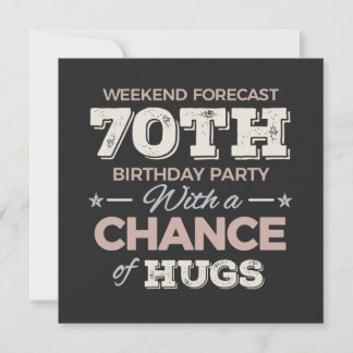 Funny 70. Geburtstag Redewendungen Einladung