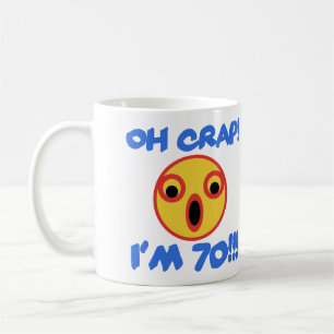 Funny 70. Geburtstagsgeschenk Kaffeetasse