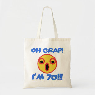 Funny 70. Geburtstagsgeschenk Tragetasche