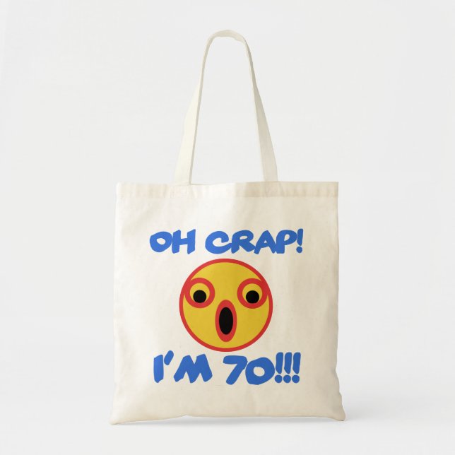 Funny 70. Geburtstagsgeschenk Tragetasche (Vorne)