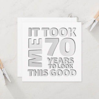 Funny 70 Jahre alt Sprichwort Zitat Einladung