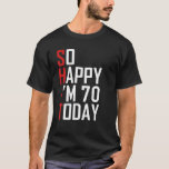 Funny 70th Birthday Geschenk Unglaublich witzig Jo T-Shirt<br><div class="desc">Funny 70. Geburtstag Geschenk Unglaublich witzig Witz 70 Jahre alt 1950</div>