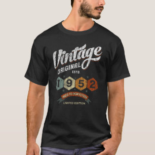 Funny 73 Year Old 1952 Vintag 73. Geburtstagsgesch T-Shirt