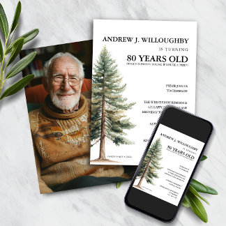 Funny 80. Geburtstag Einladung