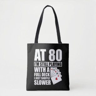 Funny 80. Geburtstag Poker Spieler 80 Jahre alt
