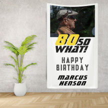 Funny 80 so, was Zitat Foto 80. Geburtstagsparty