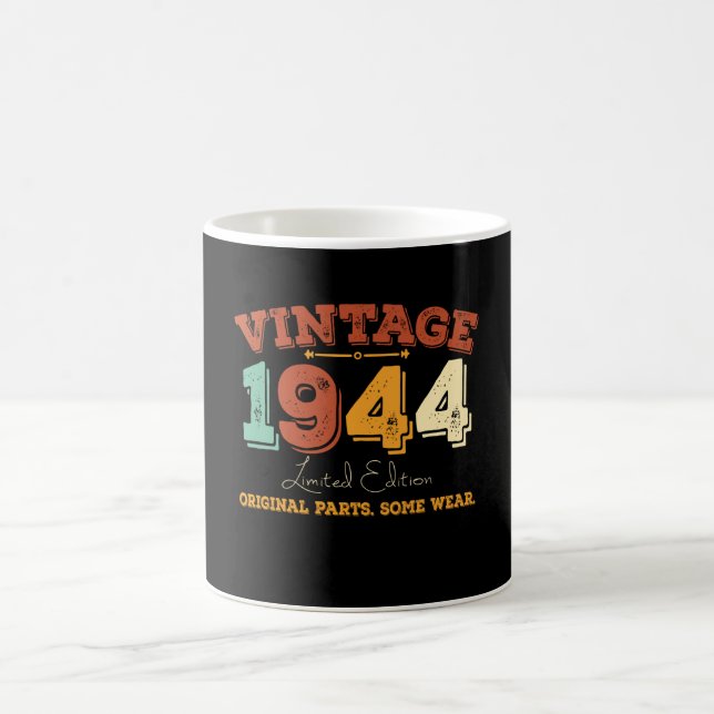 Funny 81 Year Old 1944 Vintages 81. Geburtstagsges Kaffeetasse (Mittel)