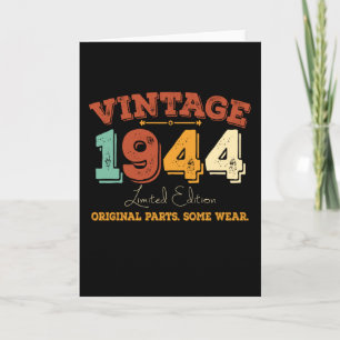 Funny 81 Year Old 1944 Vintages 81. Geburtstagsges Karte