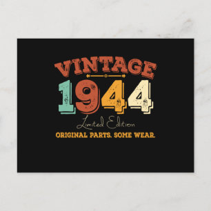 Funny 81 Year Old 1944 Vintages 81. Geburtstagsges Postkarte