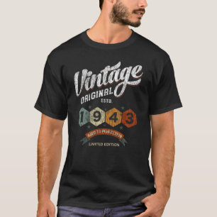 Funny 82 Year Old 1943 Vintag 82. Geburtstagsgesch T-Shirt