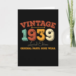 Funny 86 Year Old 1939 Vintag 86. Geburtstagsgesch Karte