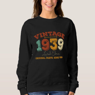 Funny 86 Year Old 1939 Vintag 86. Geburtstagsgesch Sweatshirt