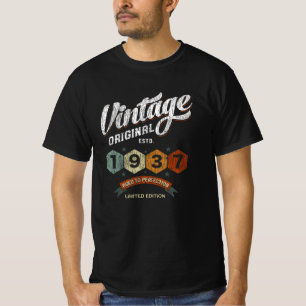 Funny 88 Year Old 1937 Vintag 88. Geburtstagsgesch T-Shirt